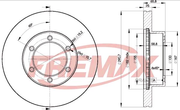 FREMAX BD-3520 - Тормозной диск unicars.by