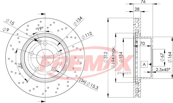 FREMAX BD-3054 - Тормозной диск unicars.by