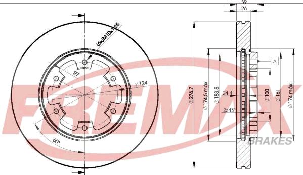 FREMAX BD-3101 - Тормозной диск unicars.by