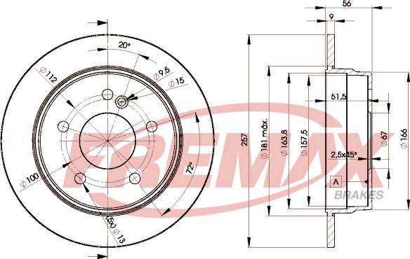 FREMAX BD-3181 - Тормозной диск unicars.by