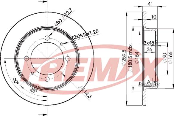 FREMAX BD-2940 - Тормозной диск unicars.by