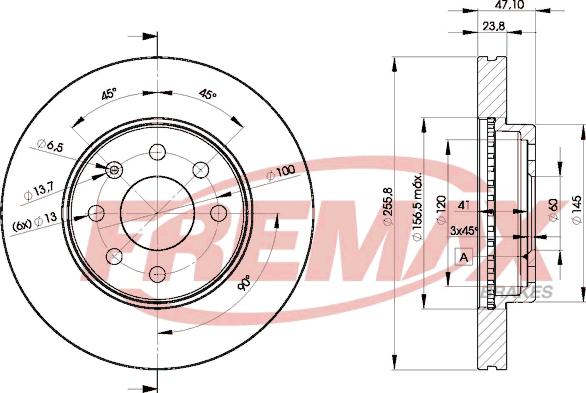 FREMAX BD-2559 - Тормозной диск unicars.by