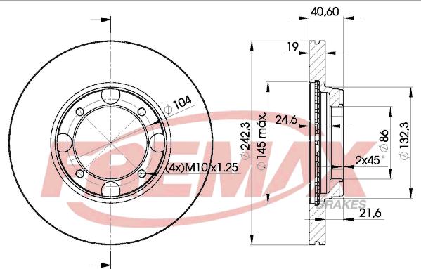 FREMAX BD-2135 - Тормозной диск unicars.by