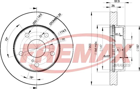 FREMAX BD-2806 - Тормозной диск unicars.by