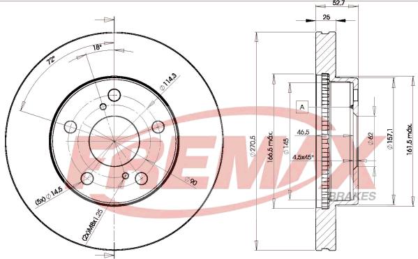 FREMAX BD-2810 - Тормозной диск unicars.by