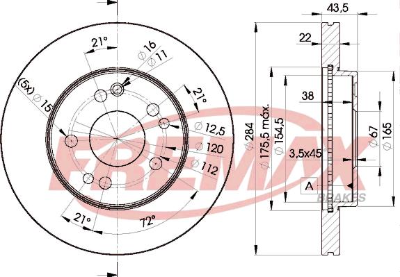 FREMAX BD-7200 - Тормозной диск unicars.by