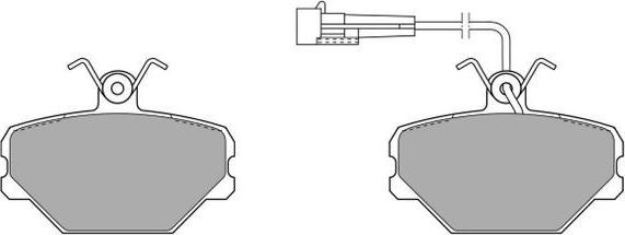 FREMAX FBP-0596-01 - Тормозные колодки, дисковые, комплект unicars.by