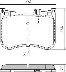 FREMAX FBP-0015 - Тормозные колодки, дисковые, комплект unicars.by