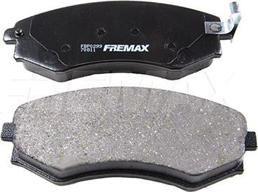 FREMAX FBP-0299 - Тормозные колодки, дисковые, комплект unicars.by