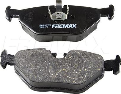 FREMAX FBP-0733 - Тормозные колодки, дисковые, комплект unicars.by