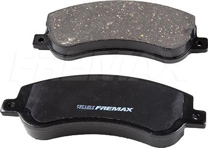 FREMAX FBP-1909 - Тормозные колодки, дисковые, комплект unicars.by