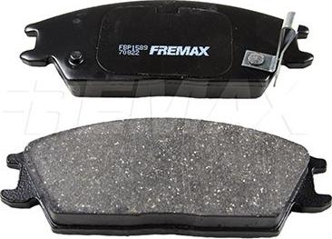 FREMAX FBP-1589 - Тормозные колодки, дисковые, комплект unicars.by