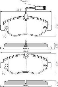 FREMAX FBP-1520 - Тормозные колодки, дисковые, комплект unicars.by