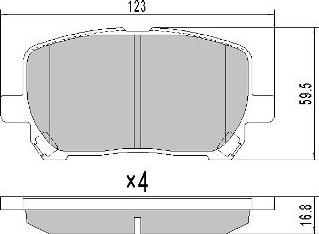 Textar 23836167 - Тормозные колодки, дисковые, комплект unicars.by