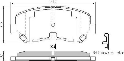 FREMAX FBP-1877 - Тормозные колодки, дисковые, комплект unicars.by