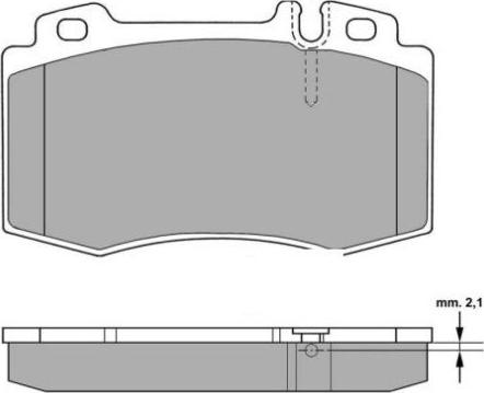 FREMAX FBP-1299 - Тормозные колодки, дисковые, комплект unicars.by