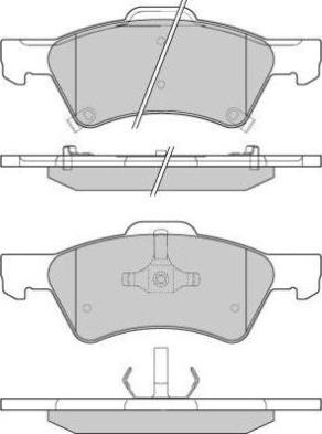 FREMAX FBP-1730 - Тормозные колодки, дисковые, комплект unicars.by