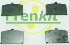 Frenkit 940098 - Противоскрипная пластина, тормозные колодки(задняя пластина) unicars.by