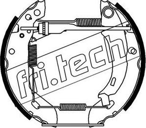 Fri.Tech. 16059 - Комплект тормозных колодок, барабанные unicars.by