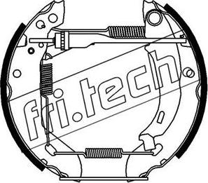 Fri.Tech. 16020 - Комплект тормозных колодок, барабанные unicars.by