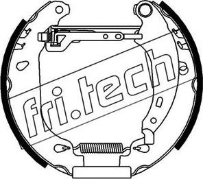 Fri.Tech. 16160 - Комплект тормозных колодок, барабанные unicars.by