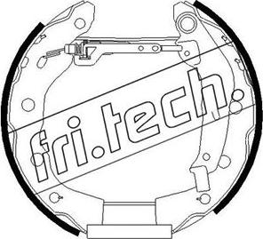 Fri.Tech. 16252 - Комплект тормозных колодок, барабанные unicars.by