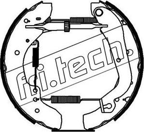 Fri.Tech. 16201 - Комплект тормозных колодок, барабанные unicars.by