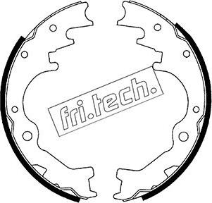 Fri.Tech. 1049.142 - Комплект тормозных колодок, барабанные unicars.by