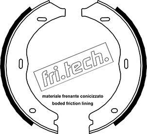 Fri.Tech. 1052.135 - Комплект тормозов, ручник, парковка unicars.by