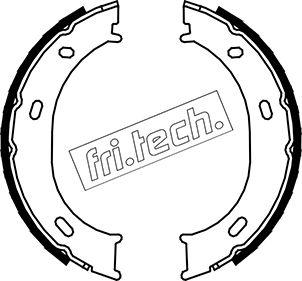 Fri.Tech. 1052.126 - Комплект тормозов, ручник, парковка unicars.by