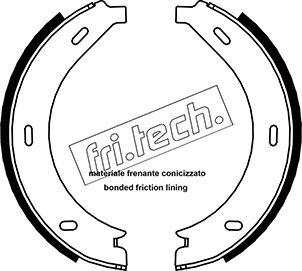 Fri.Tech. 1052.123 - Комплект тормозов, ручник, парковка unicars.by