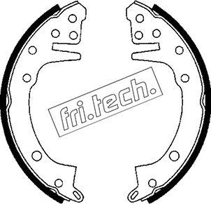 Fri.Tech. 1064.135 - Комплект тормозных колодок, барабанные unicars.by