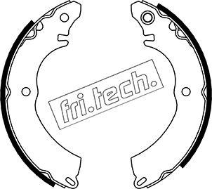 Fri.Tech. 1064.175 - Комплект тормозных колодок, барабанные unicars.by