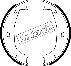 Fri.Tech. 1019.026 - Комплект тормозов, ручник, парковка unicars.by