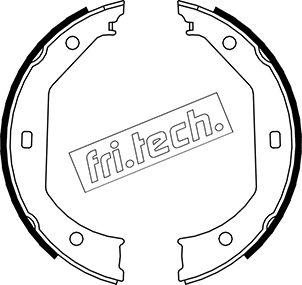 Fri.Tech. 1019.027 - Комплект тормозов, ручник, парковка unicars.by