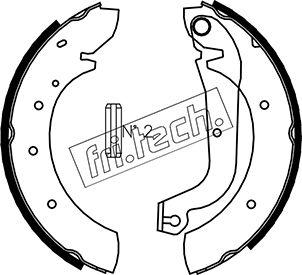 Fri.Tech. 1034.092 - Комплект тормозных колодок, барабанные unicars.by