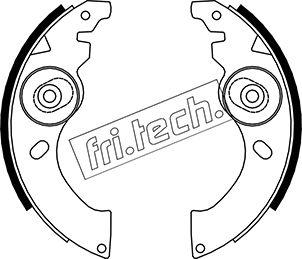 Fri.Tech. 1034.002 - Комплект тормозных колодок, барабанные unicars.by