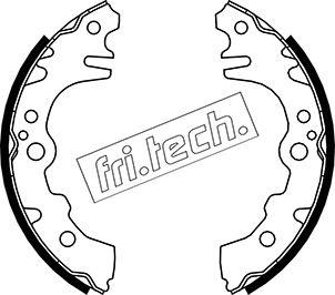 Fri.Tech. 1026.351 - Комплект тормозных колодок, барабанные unicars.by