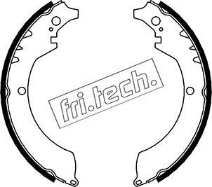 Fri.Tech. 1026.335 - Комплект тормозных колодок, барабанные unicars.by