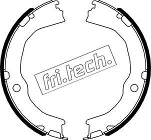 Fri.Tech. 1027.010 - Комплект тормозов, ручник, парковка unicars.by