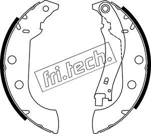 Fri.Tech. 1079.190 - Комплект тормозных колодок, барабанные unicars.by