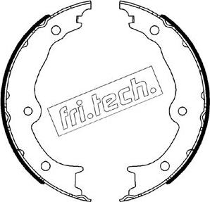 Fri.Tech. 1115.342 - Комплект тормозов, ручник, парковка unicars.by