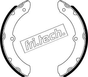 Fri.Tech. 1115.333 - Комплект тормозных колодок, барабанные unicars.by