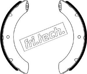 Fri.Tech. 1115.337 - Комплект тормозных колодок, барабанные unicars.by