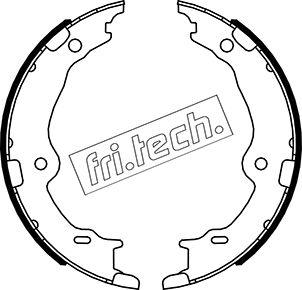 Fri.Tech. 1115.327 - Комплект тормозов, ручник, парковка unicars.by