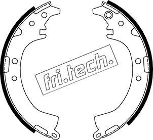 Fri.Tech. 1115.299 - Комплект тормозных колодок, барабанные unicars.by