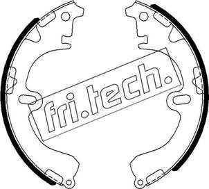 Fri.Tech. 1115.290 - Комплект тормозных колодок, барабанные unicars.by