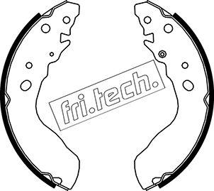 Fri.Tech. 1111.245 - Комплект тормозных колодок, барабанные unicars.by