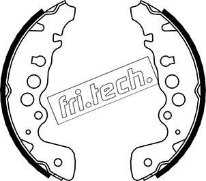 Fri.Tech. 1111.243 - Комплект тормозных колодок, барабанные unicars.by