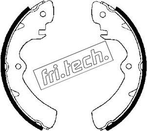 Fri.Tech. 1111.223 - Комплект тормозных колодок, барабанные unicars.by